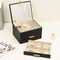 Jewelry Organizer Box with Mirror - 3 Layer 2 Drawers Storage for Earrings Rings Necklaces Bracelets Women’s Jewelry Box Black